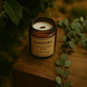 Forest After Rain Amber Jar Candle