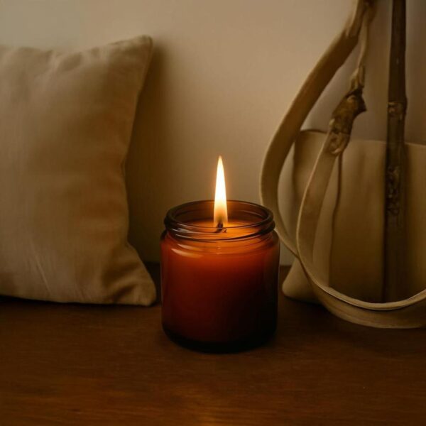 Green Apple + Cinnamon Scented Candle - Image 3