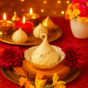 Scented Modak Candles Box of 4