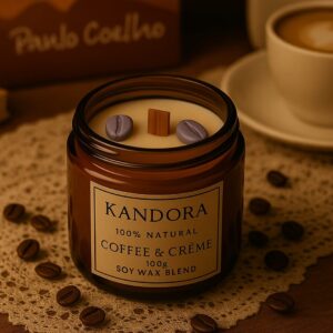 Coffee & Crème Amber Jar Candle image