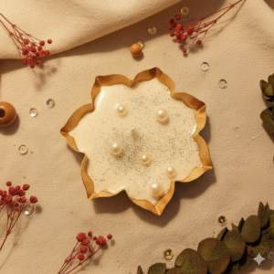 3.5 inch Lotus Urli Candle